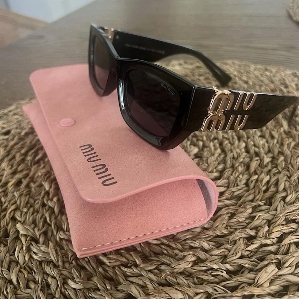 Miu Miu Black Sunglasses NWOT